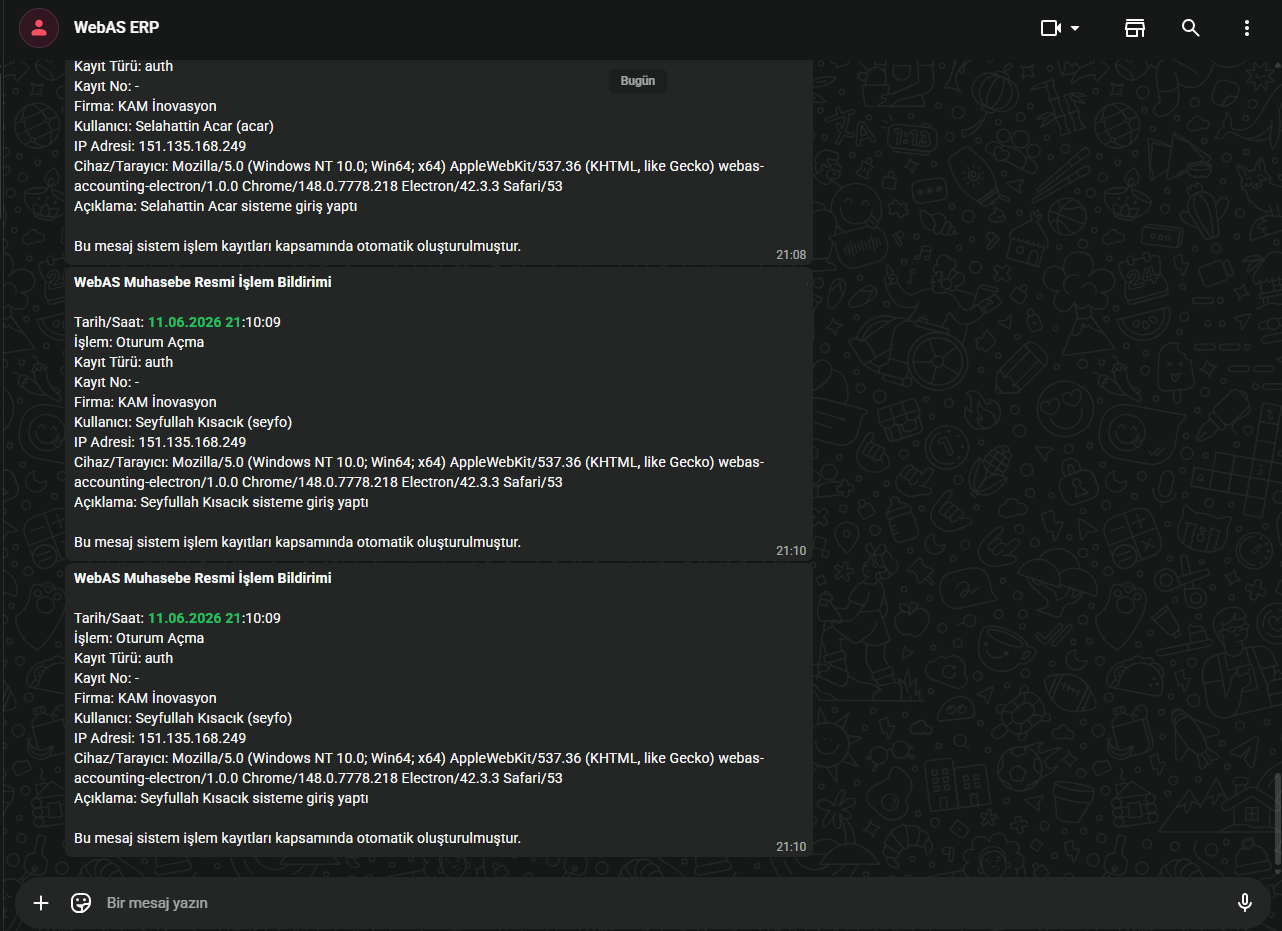 WebAS Muhasebe Screenshot 14